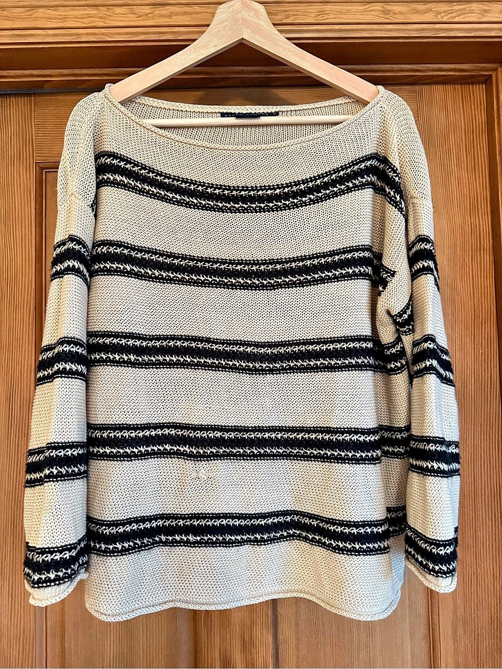 Ralph Lauren Striped Linen Sweater XL Like New